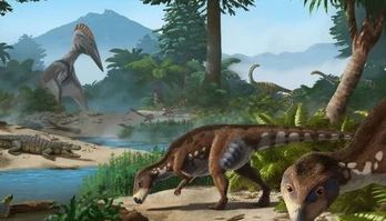 Espécie de dinossauro anão é desenterrada na Transilvânia (Reprodução/Megacurioso)